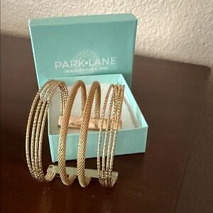 Park Lane Rose Gold Cuff Bracelet Set